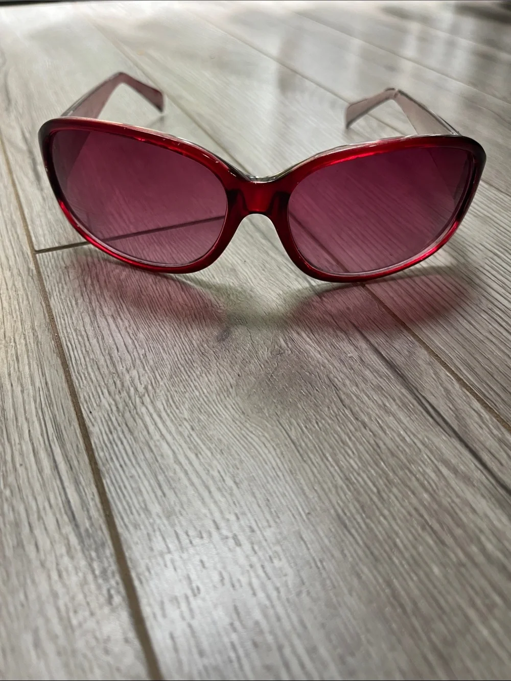 Chico's Red Women's Sunglasses with Tinted Lenses